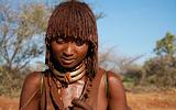Ethiopia - Sulla strada per Turni - 49 - Giovane donna Hamer